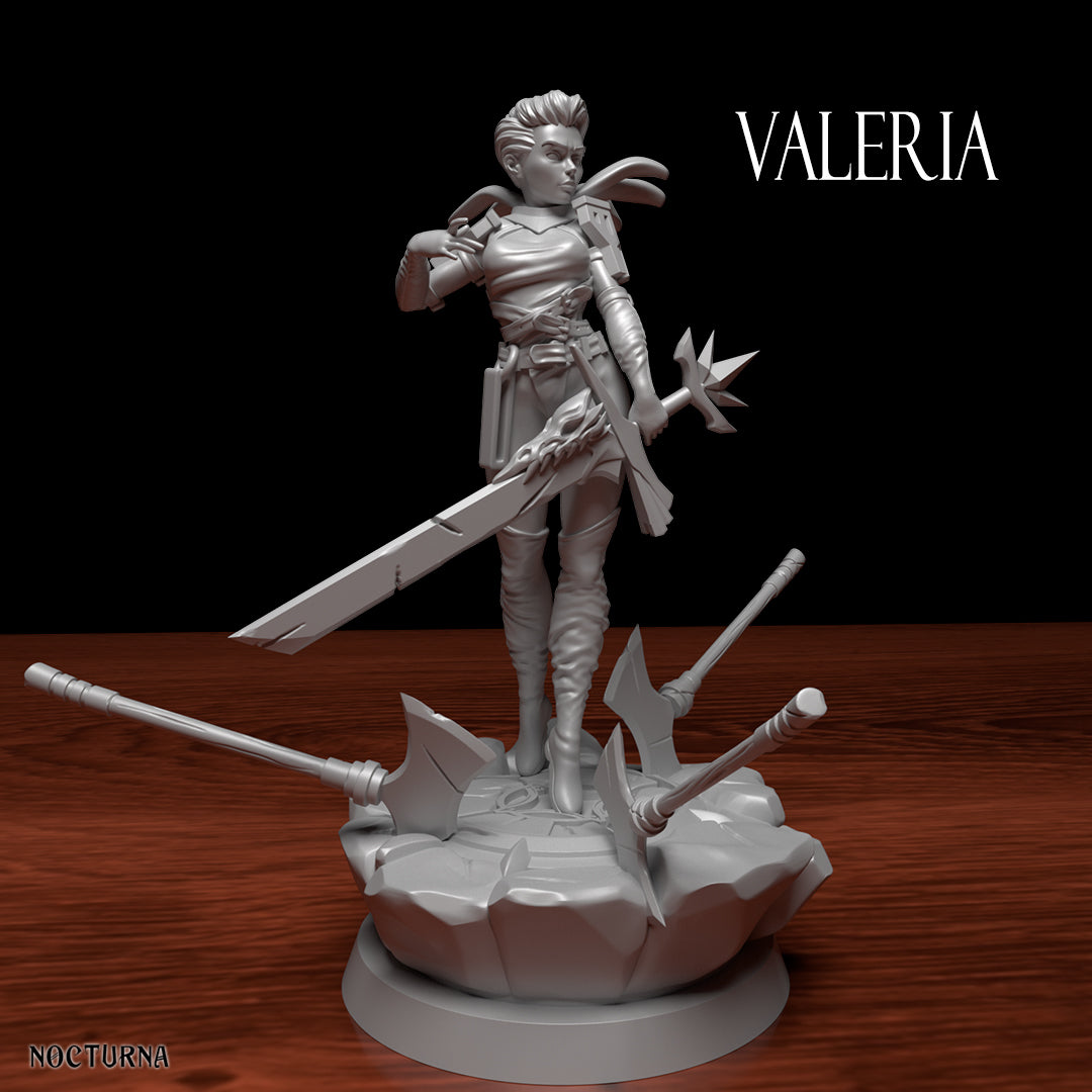 Nocturna - Light and Dark - Valeria - 75mm Pin Up/Figure/Model/Diorama