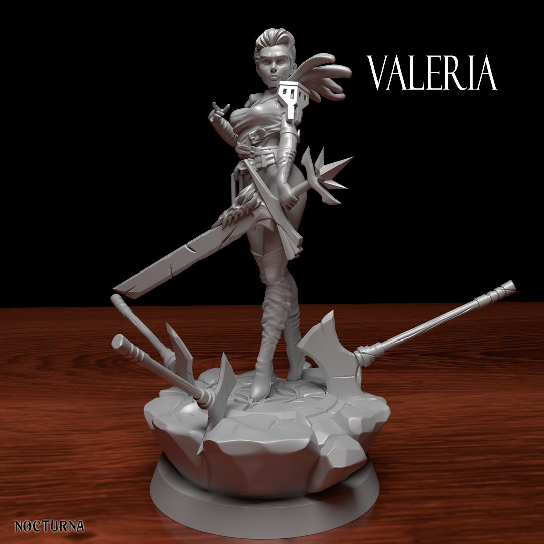 Nocturna - Light and Dark - Valeria - 75mm Pin Up/Figure/Model/Diorama