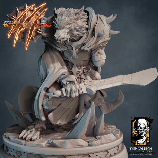 Javier Tejedor - Gnoll Warrior #2 - DnD/TTRPG Figure/Miniature