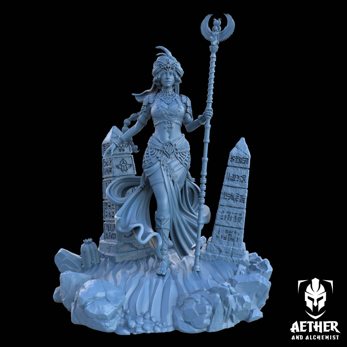 Aether & Alchemist - Amunet - 75mm Pin Up/Figure/Model/Diorama