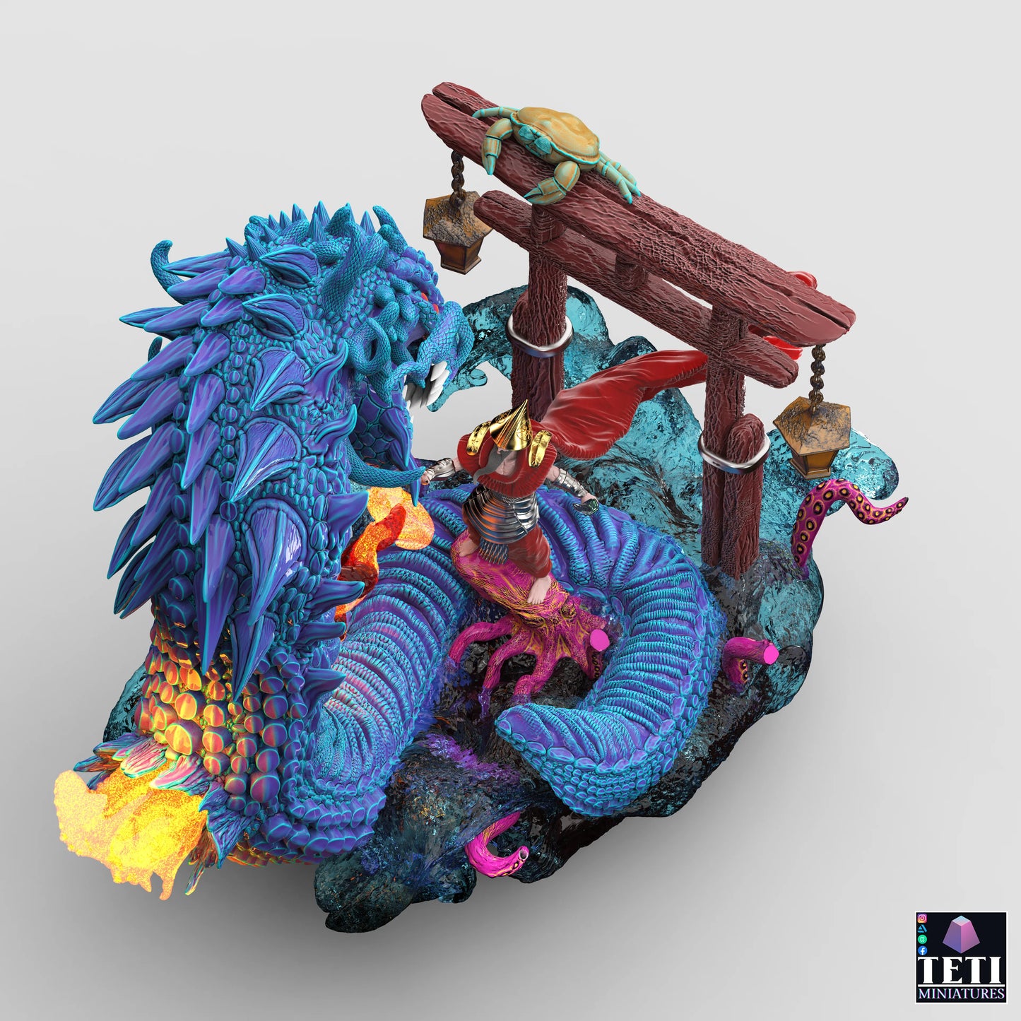 Teti Miniatures - Wyrm Hunter - 120mm Pin Up/Figure/Model/Diorama