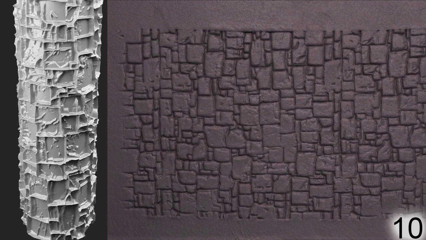 Jorrit - Texture Rollers #22 - Clay Roller for Scenery/TTRPG/Pottery Embossing