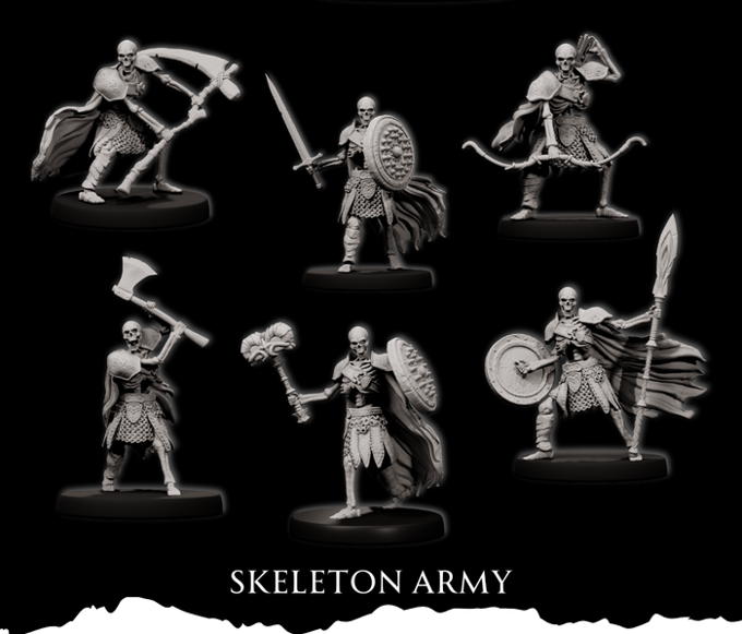 Forged Path - Willowbrook Underworld - Skeleton - DnD/TTRPG Figure/Miniature