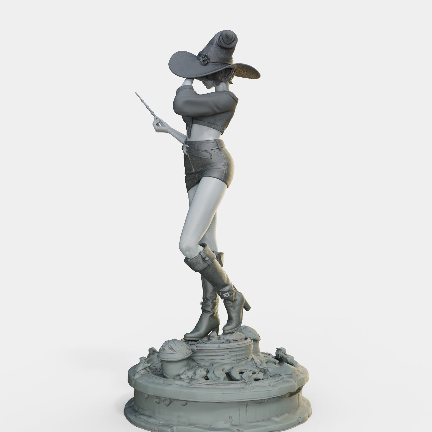 Female Miniatures - Bloodbound Witches - Marica - 32/75/120mm Pin Up/Figure/Figurine/Diorama - Helios3DPrinting