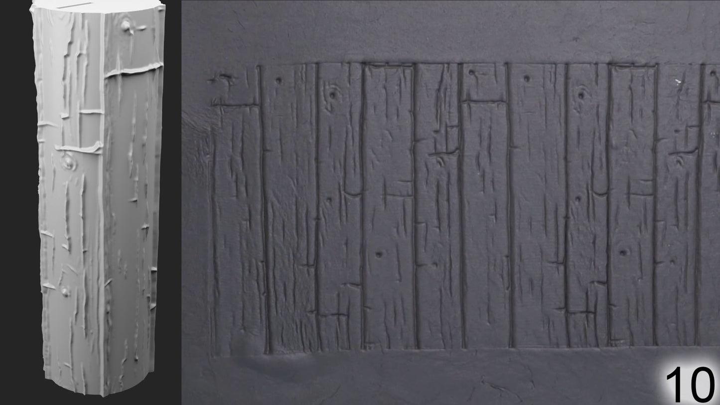 Jorrit - Texture Rollers #19 - Clay Roller for Scenery/TTRPG/Pottery Embossing