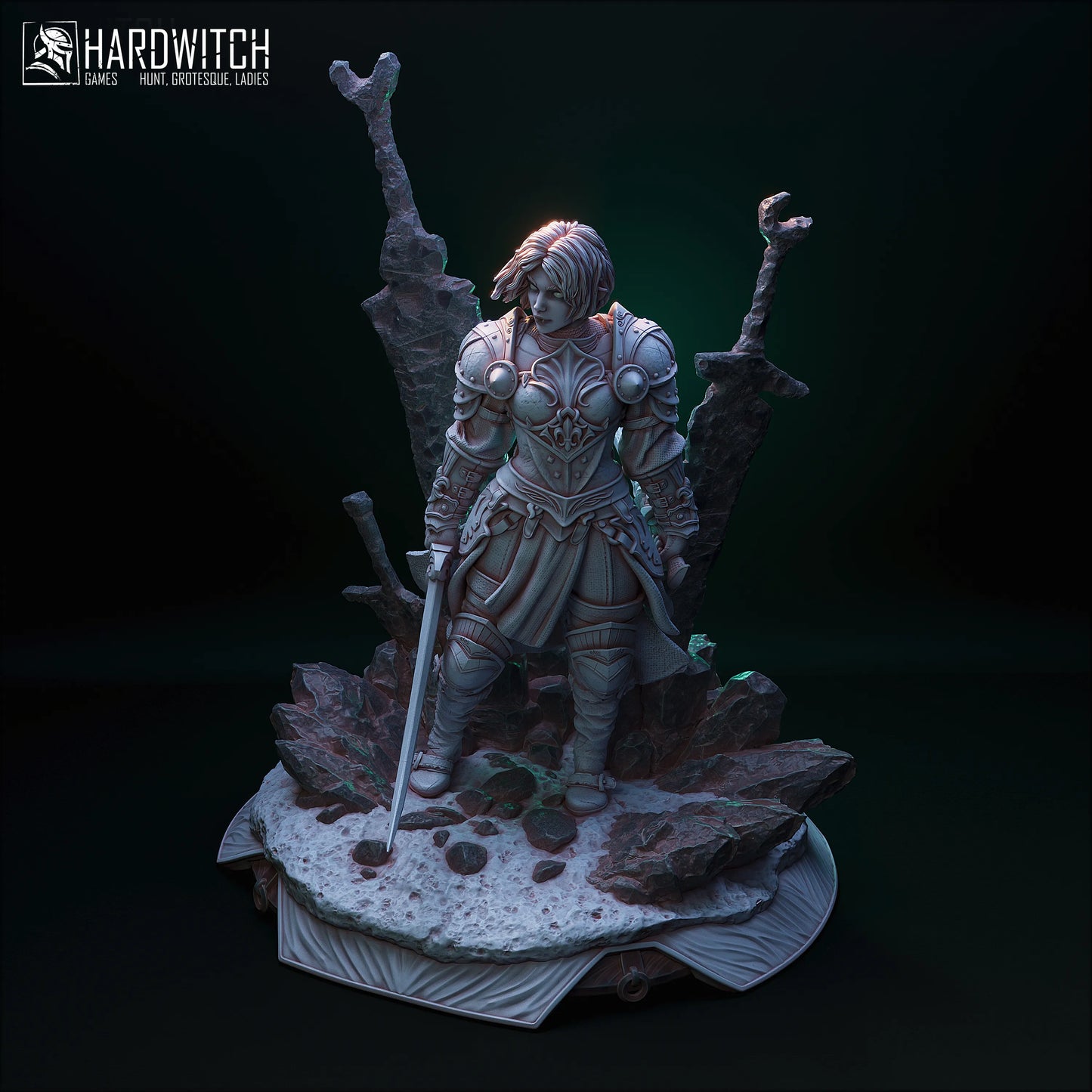 HardWitch Games - Yggdrasil - Tyrese Santim - 75/100mm Pin Up/Figure/Model/Diorama