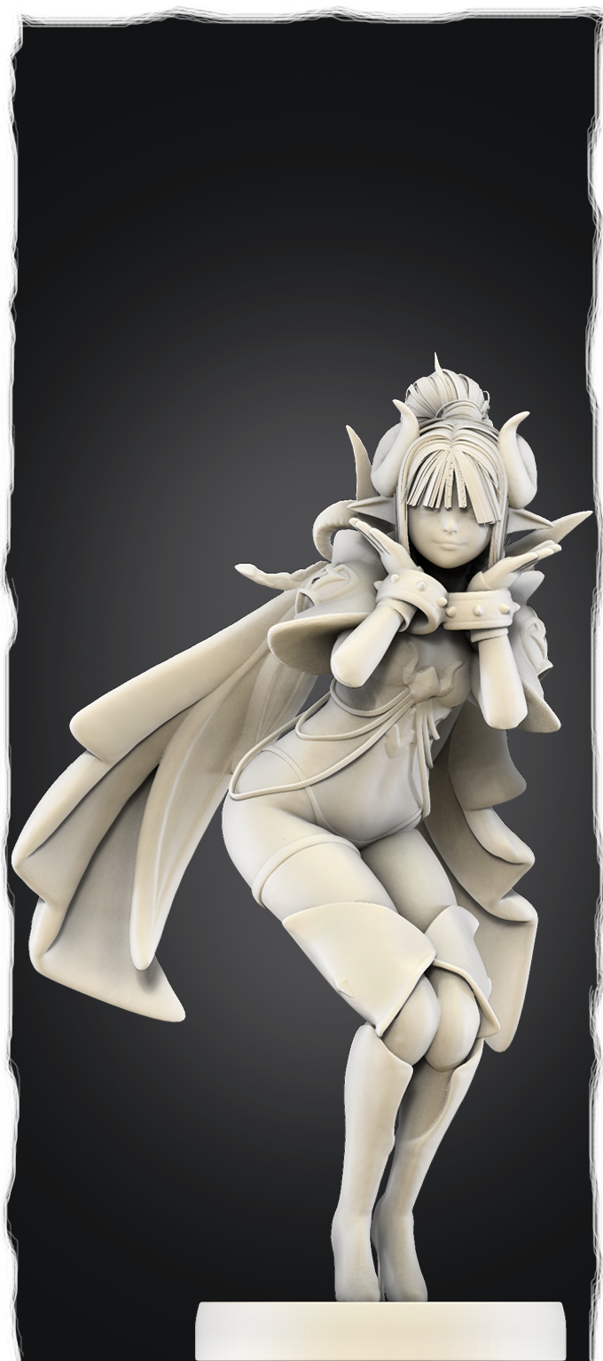 MikleJane - Idol Girl #3 - 75mm Pin Up/Figure/Model/Diorama