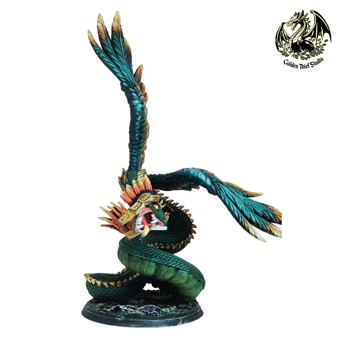 Golden Thief Studio - Quetzalcoatl, Jade God - DnD/TTRPG Figure/Miniature