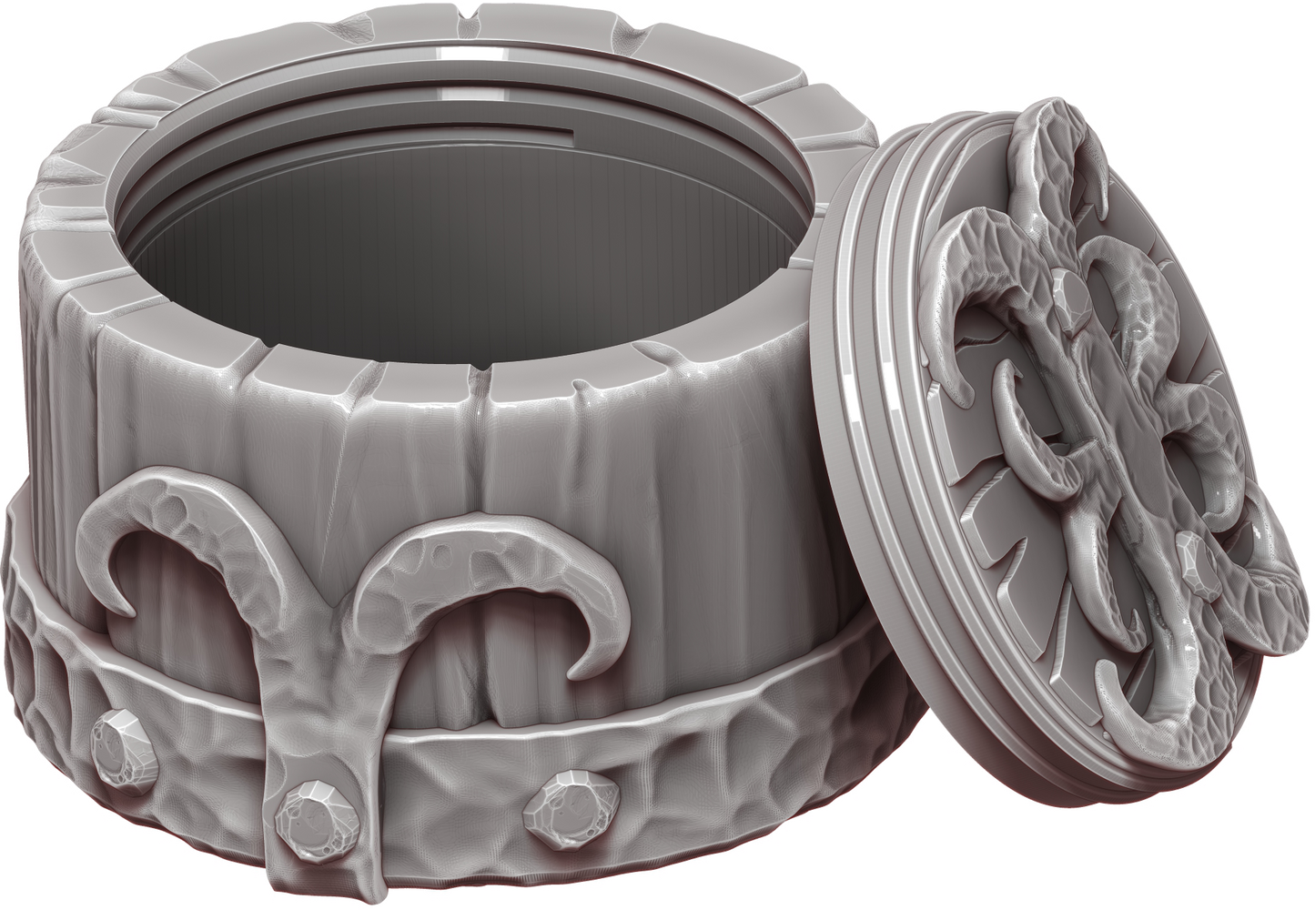 Ars Moriendi - Mythic Dice Box - Dragon Skull - DnD/TTRPG/Roleplaying/Wargames - Helios3DPrinting