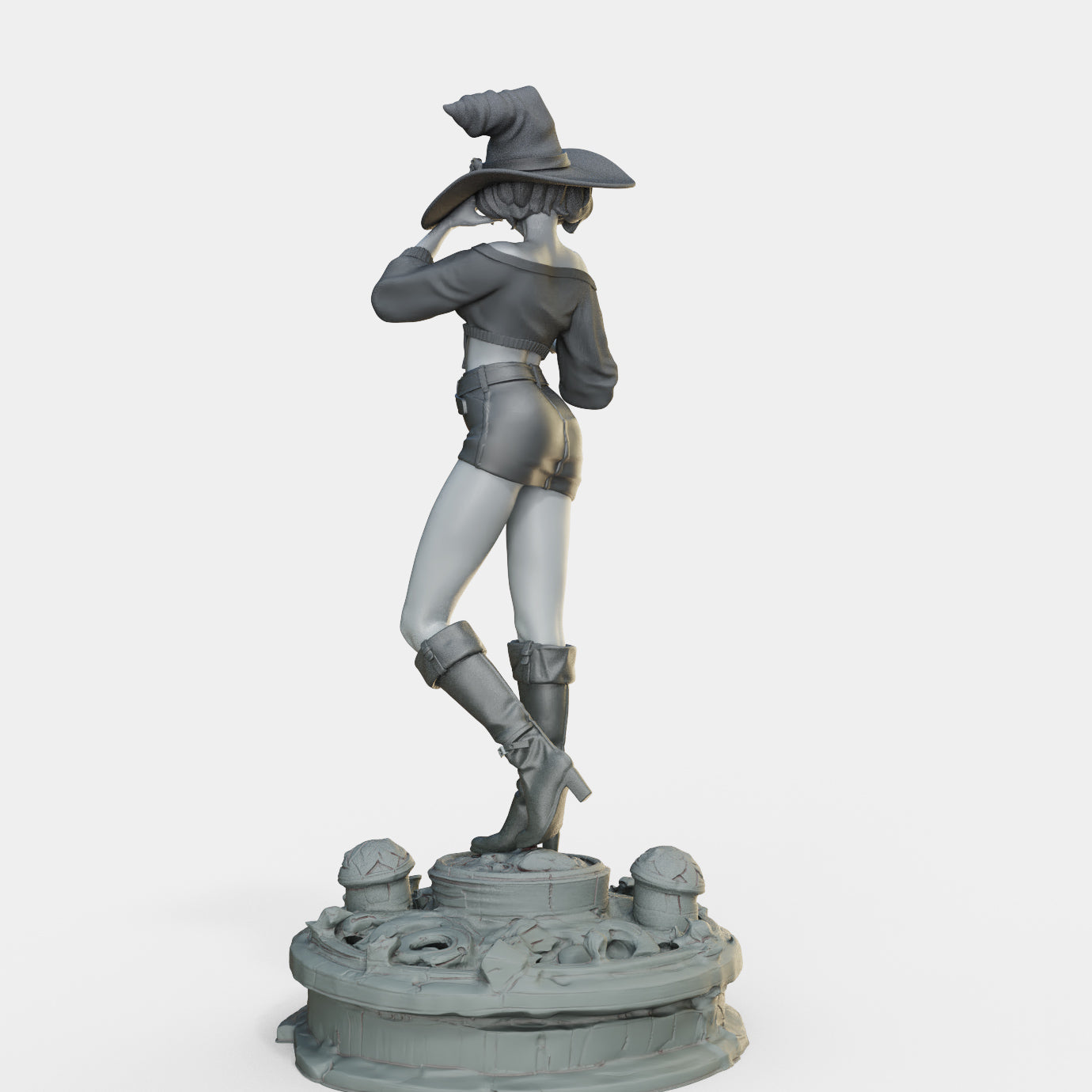 Female Miniatures - Bloodbound Witches - Marica - 32/75/120mm Pin Up/Figure/Figurine/Diorama - Helios3DPrinting