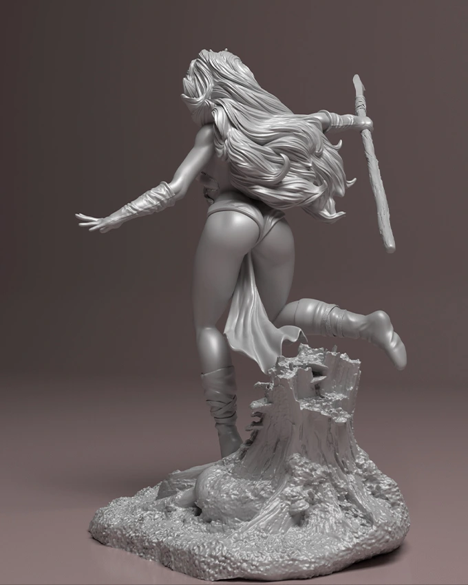 Wild Miniatures - Wild Wild Girls - Mia - 32/75mm Pin Up/Figure/Model/Diorama