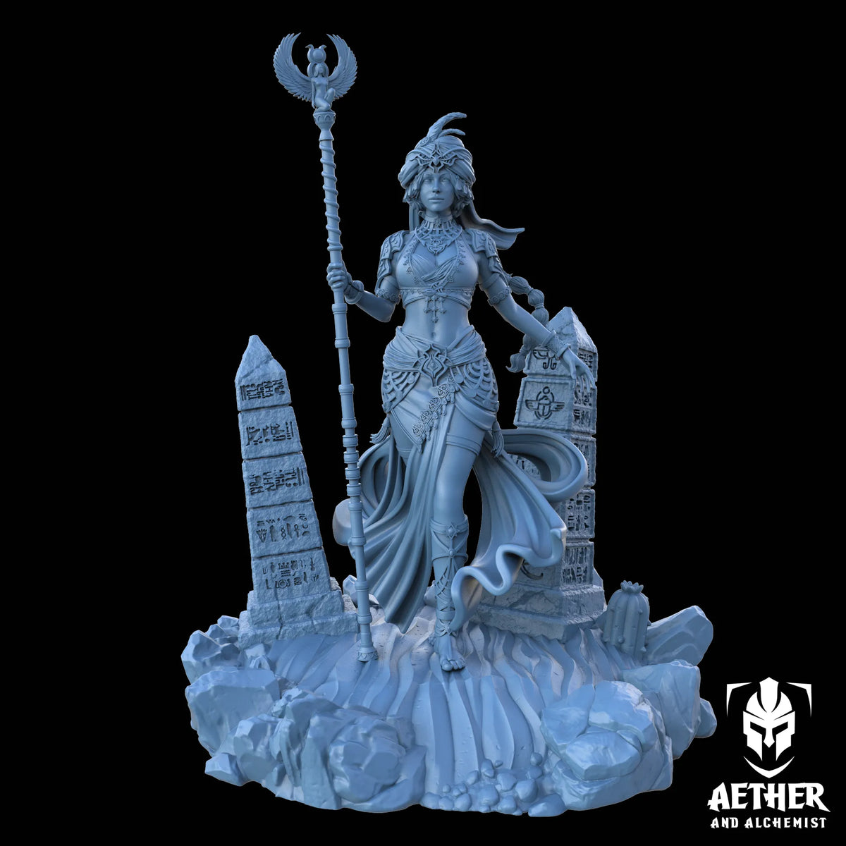 Aether & Alchemist - Amunet - 75mm Pin Up/Figure/Model/Diorama