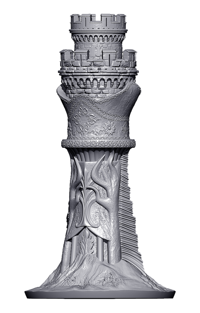 Slope3D - Desert Castle Dice Tower #2 - DnD/TTRPG/Roleplaying/Wargames