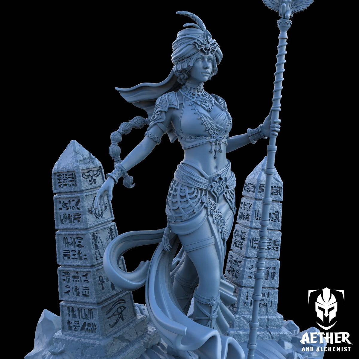Aether & Alchemist - Amunet - 75mm Pin Up/Figure/Model/Diorama