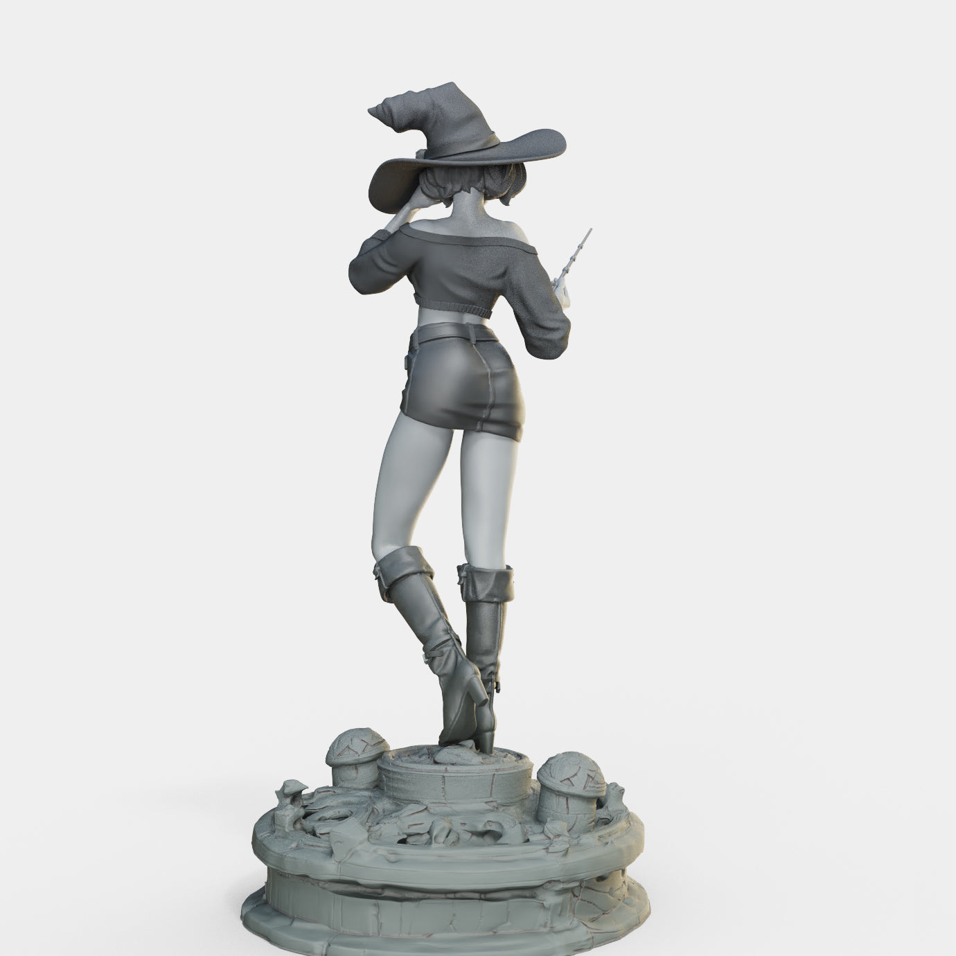 Female Miniatures - Bloodbound Witches - Marica - 32/75/120mm Pin Up/Figure/Figurine/Diorama - Helios3DPrinting
