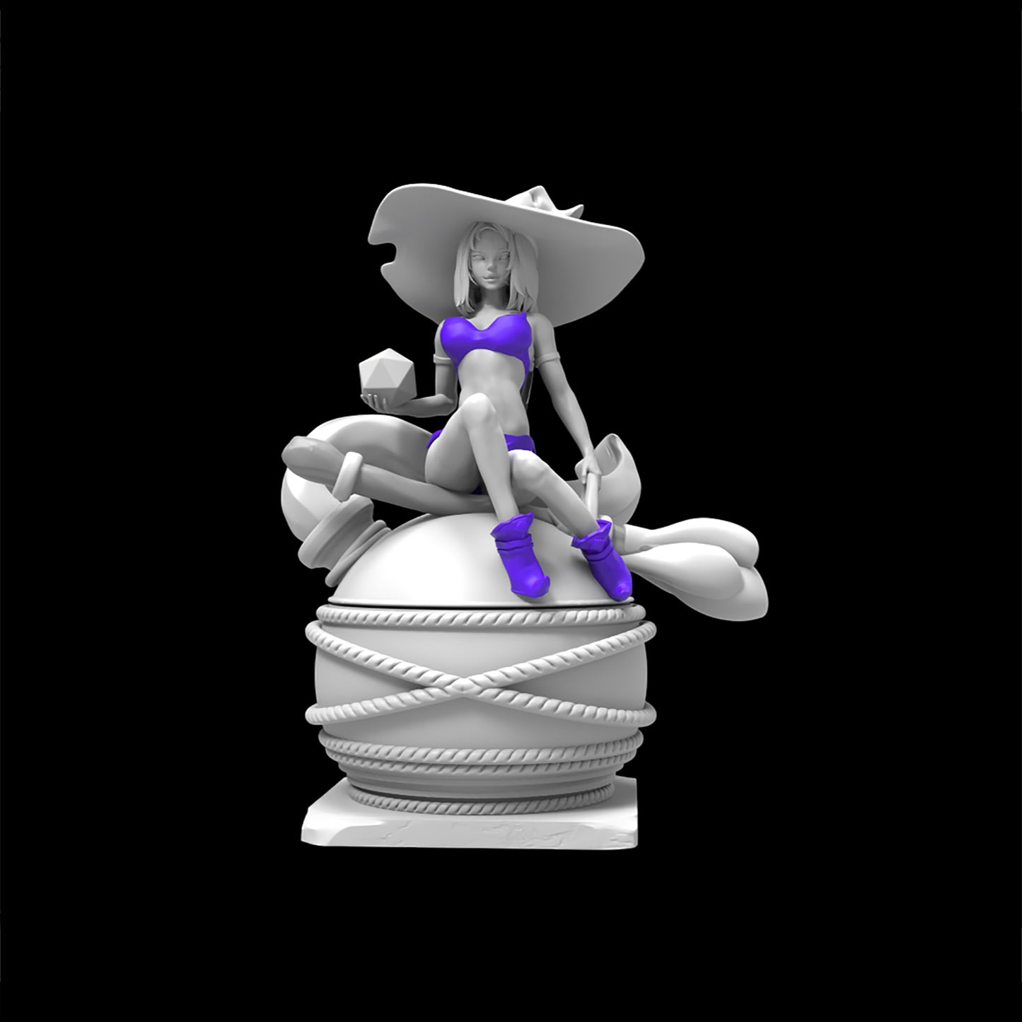 Possibly Cool Dice Box/Case - Witch - DnD/TTRPG/Roleplaying/Wargames