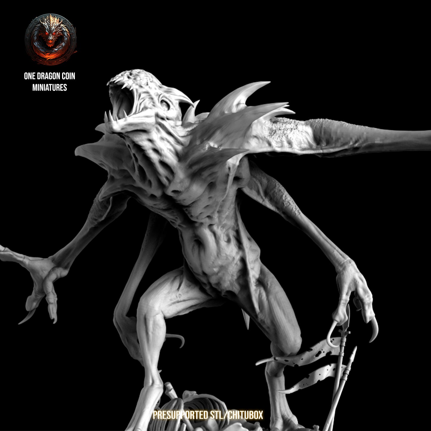 One Dragon Coin - Hive King - DnD/TTRPG Figure/Miniature