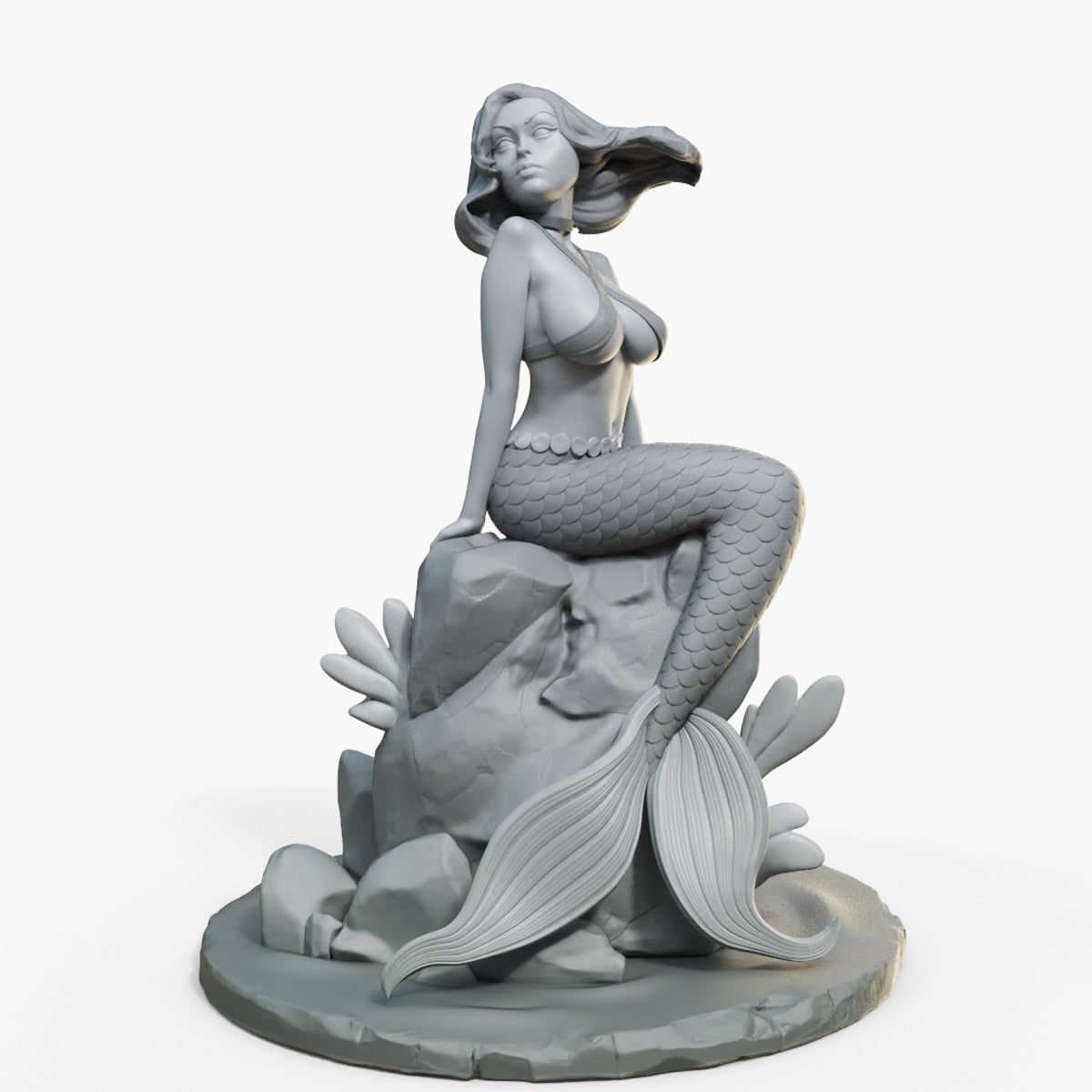 Female Miniatures - Serenya - 2 Poses - 32/75/120mm Pin Up/Figure/Figurine/Diorama - Helios3DPrinting