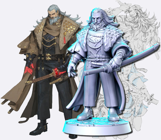 RN Estudio - Neokingdom #1 - General Male - DnD/TTRPG Figure/Miniature