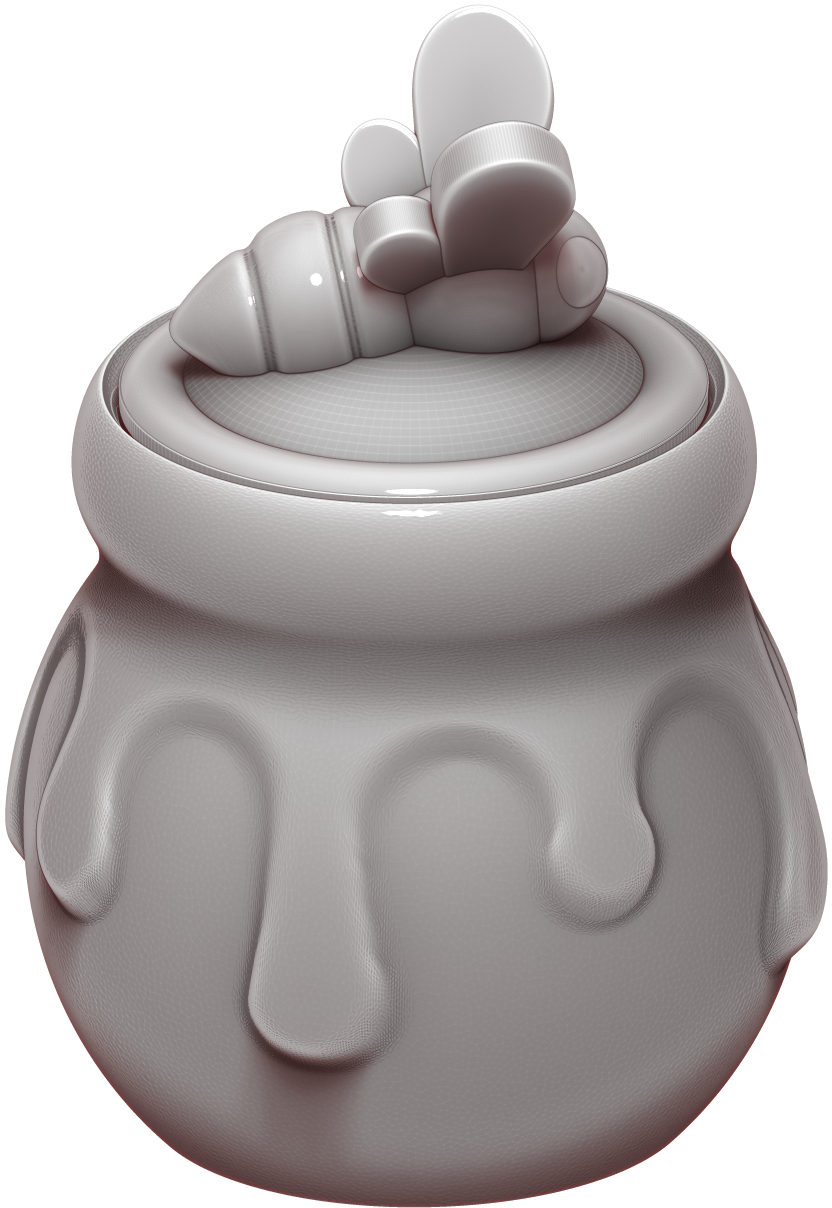 Ars Moriendi - Tiny Potions Dice Holder - Honey Pot - DnD/TTRPG/Roleplaying/Wargames - Helios3DPrinting