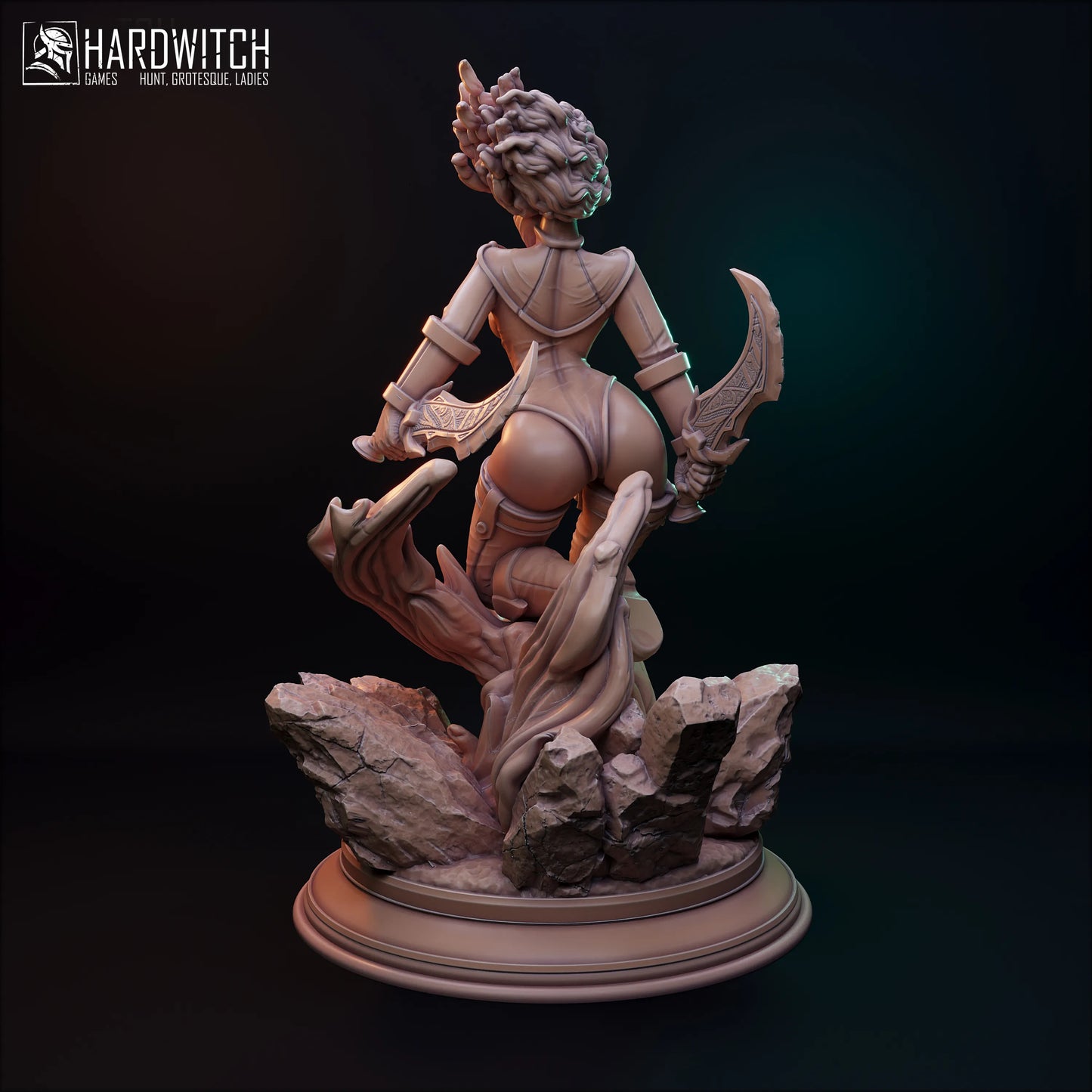 HardWitch Games - Assassin Elves - Gerda - DnD/TTRPG Figure/Miniature
