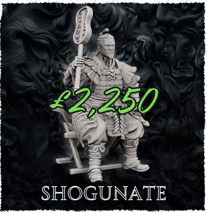 Forged Path - Tokugawa Guardians - Shogun - DnD/Pathfinder/TTRPG Figure