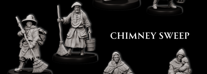 Forged Path - Willowbrook Underworld - Chimney Sweep - DnD/TTRPG Figure/Miniature