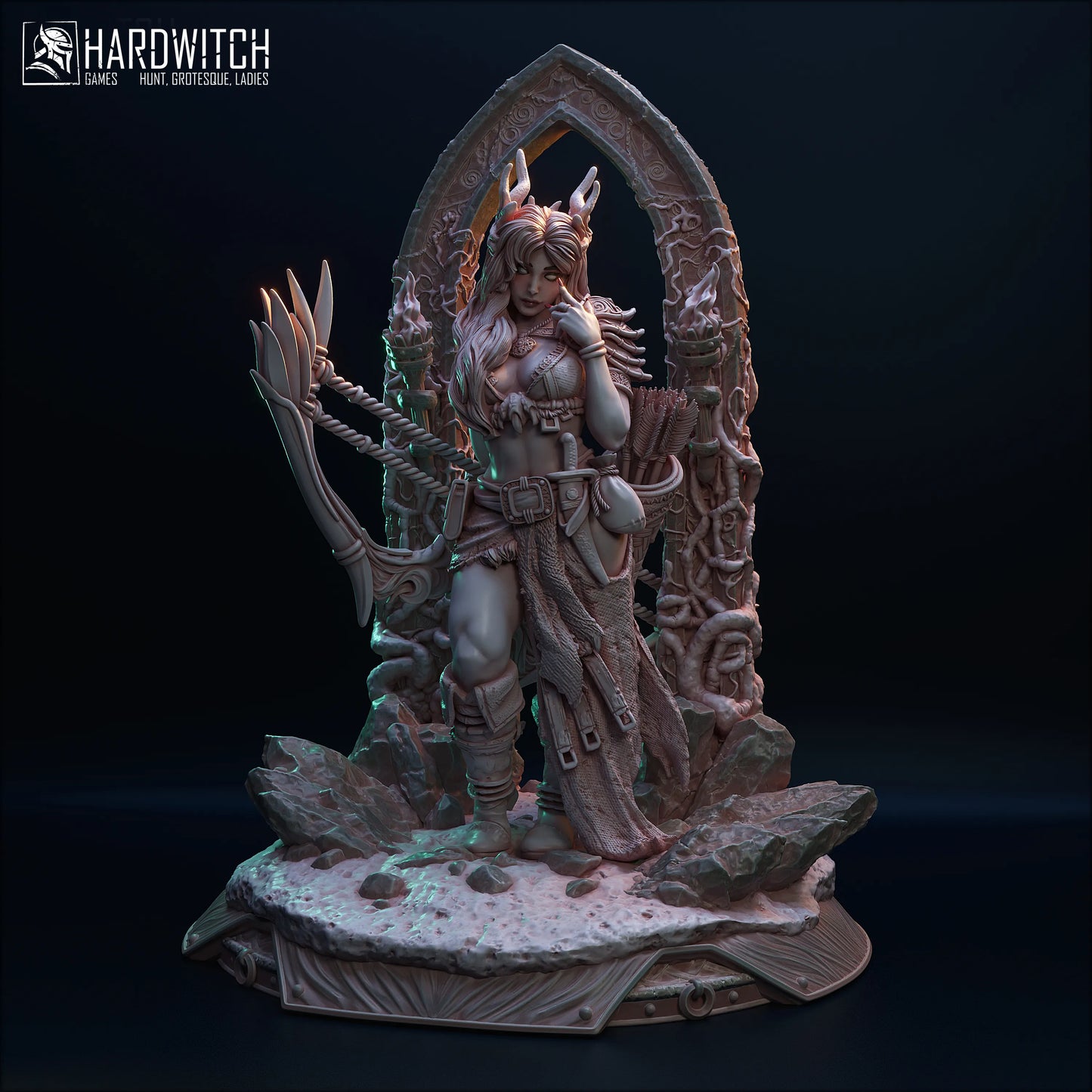 HardWitch Games - Yggdrasil - Yildiliel Solanthim - 75/100mm Pin Up/Figure/Model/Diorama