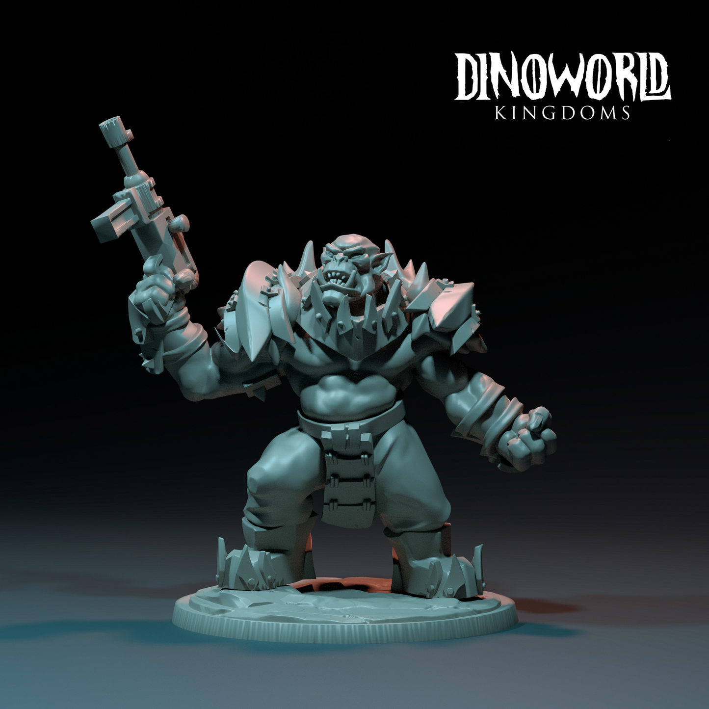 Dinoworld - Orks - Orc #1 - DnD/Pathfinder/TTRPG Figure Miniature