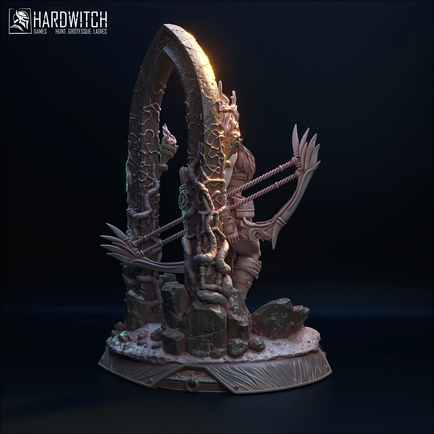 HardWitch Games - Yggdrasil - Yildiliel Solanthim - 75/100mm Pin Up/Figure/Model/Diorama