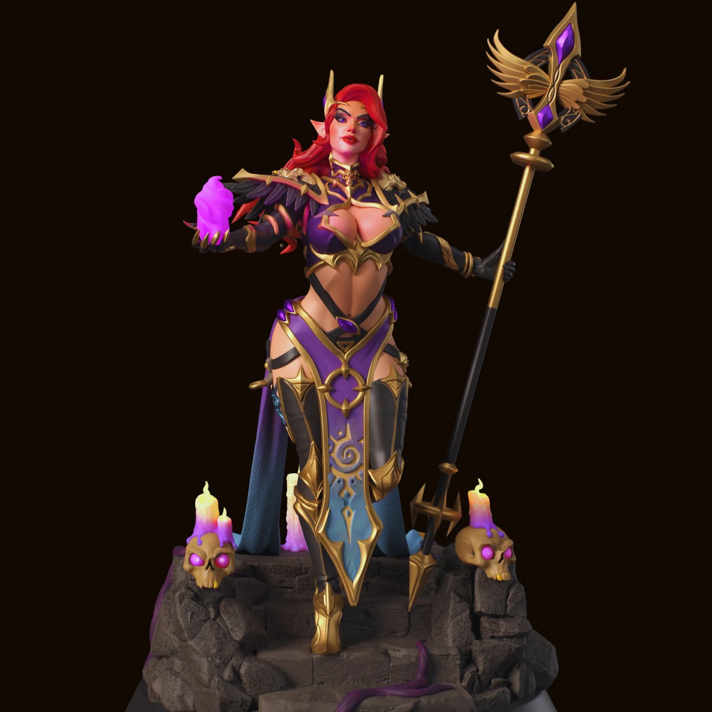 HoldMyMiniatures - Nocturne Shadow #2 - 75mm Pin Up/Figure/Model/Diorama