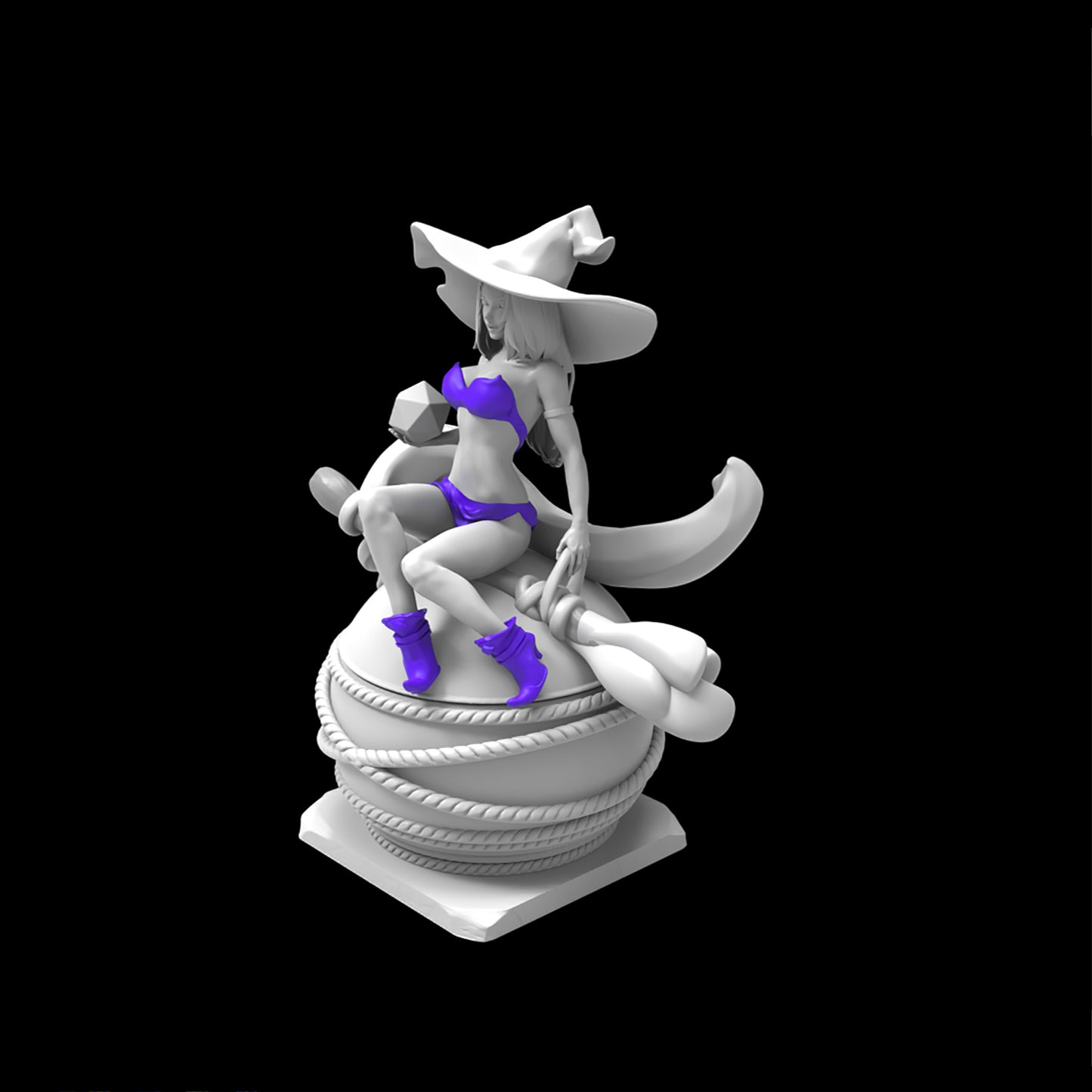 Possibly Cool Dice Box/Case - Witch - DnD/TTRPG/Roleplaying/Wargames