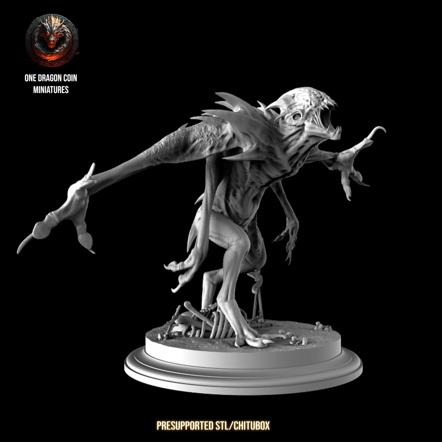 One Dragon Coin - Hive King - DnD/TTRPG Figure/Miniature