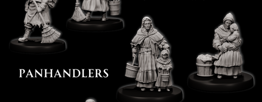 Forged Path - Willowbrook Underworld - Panhandlers - DnD/TTRPG Figure/Miniature