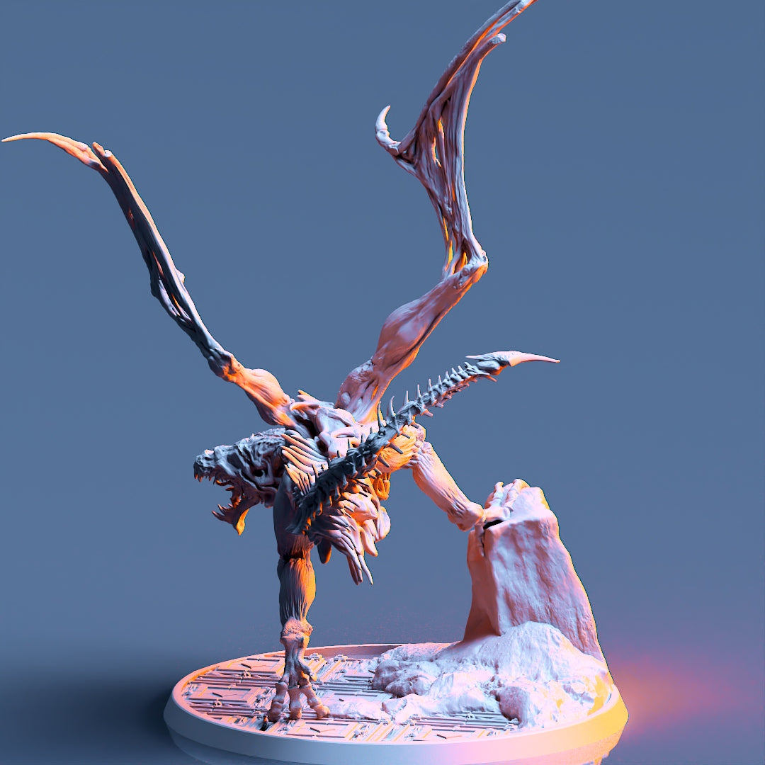 Printomancer - Undead Wyvern - DnD/TTRPG Figure/Miniature