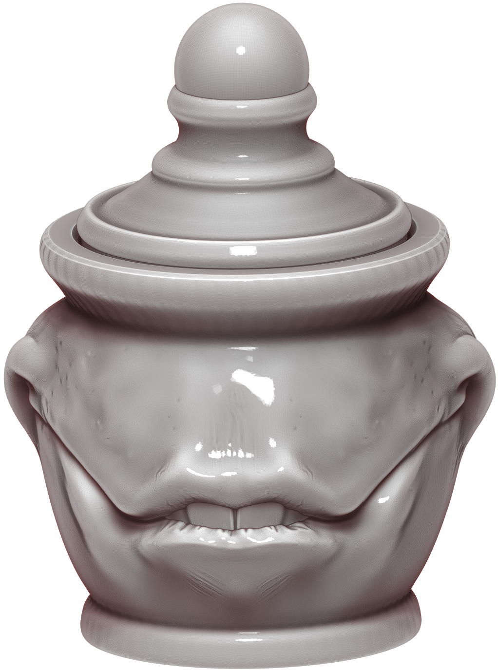 Ars Moriendi - Tiny Potions Dice Holder - Mouth - DnD/TTRPG/Roleplaying/Wargames - Helios3DPrinting