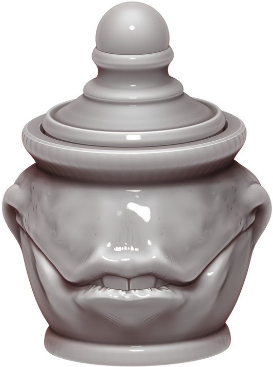 Ars Moriendi - Tiny Potions Dice Holder - Mouth - DnD/TTRPG/Roleplaying/Wargames - Helios3DPrinting