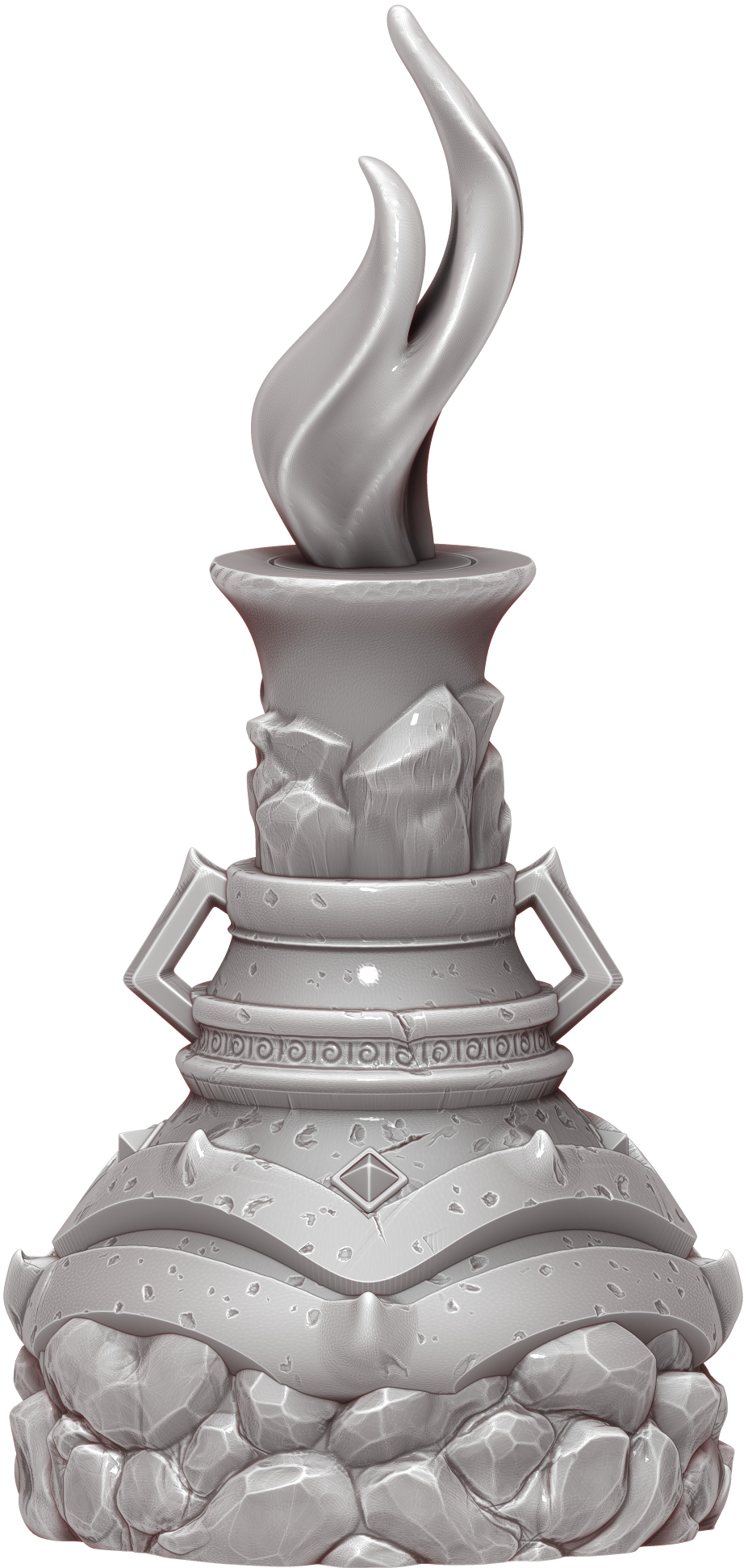 Ars Moriendi - Mythic Potion Dice Holder - Fire Giant Strength - DnD/TTRPG/Roleplaying/Wargames - Helios3DPrinting