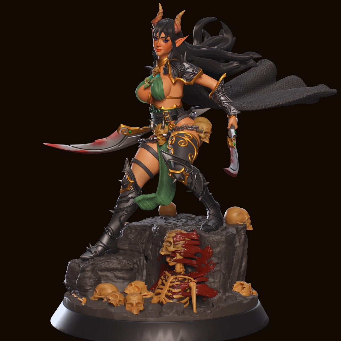 HoldMyMiniatures - Eclipsa Nightbloom #2 - 75mm Pin Up/Figure/Model/Diorama