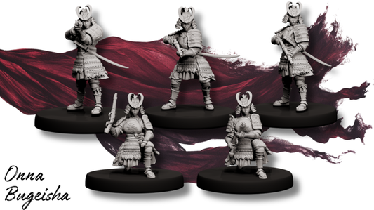 Forged Path - Tokugawa Bushido - Onna Bugeisha - DnD/Pathfinder/TTRPG Figure