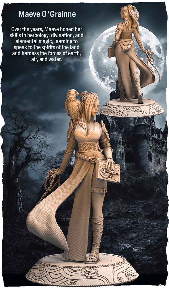 RN Estudio - Characters - Maeve O'Grainne - 75mm Pin Up/Figure/Model/Diorama