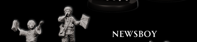 Forged Path - Willowbrook Underworld - Newsboy - DnD/TTRPG Figure/Miniature