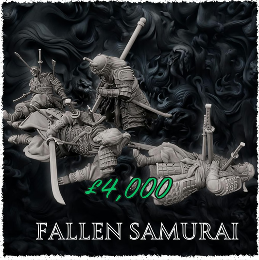 Forged Path - Tokugawa Guardians - Fallen Samurai - DnD/Pathfinder/TTRPG Figure
