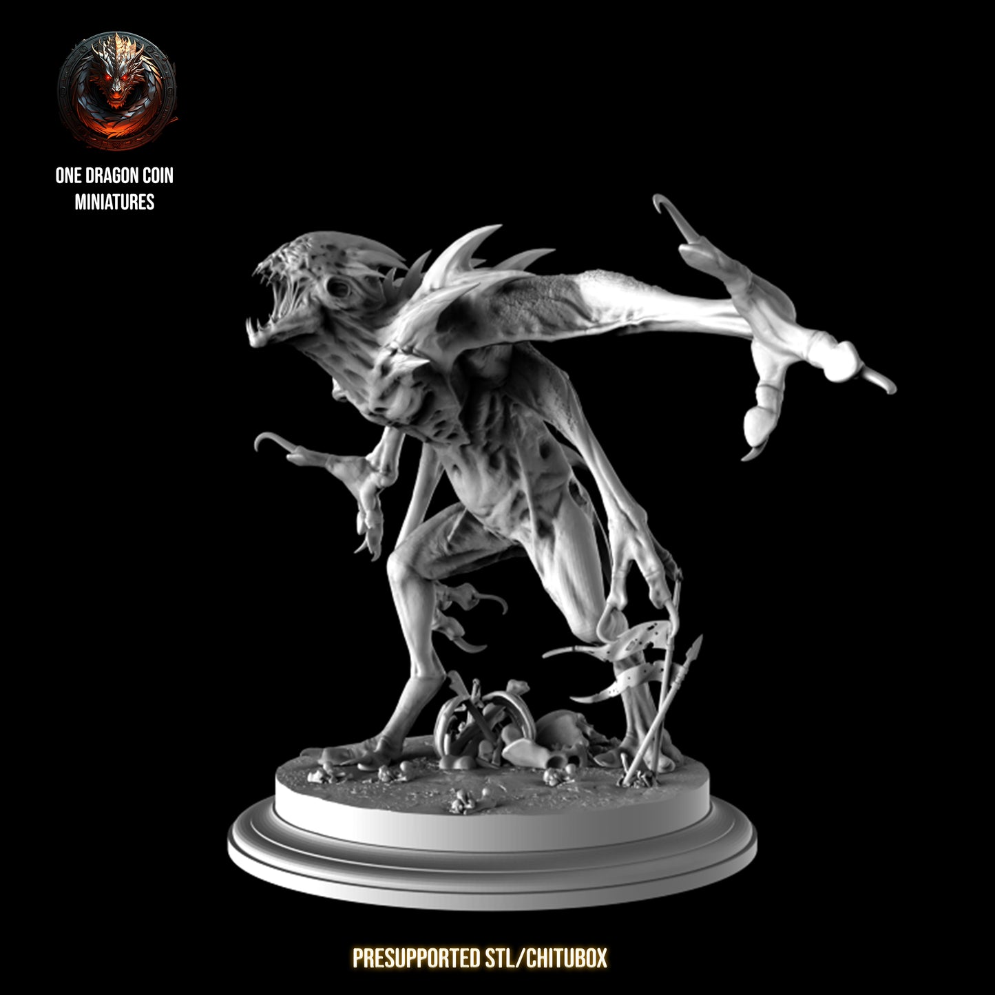 One Dragon Coin - Hive King - DnD/TTRPG Figure/Miniature