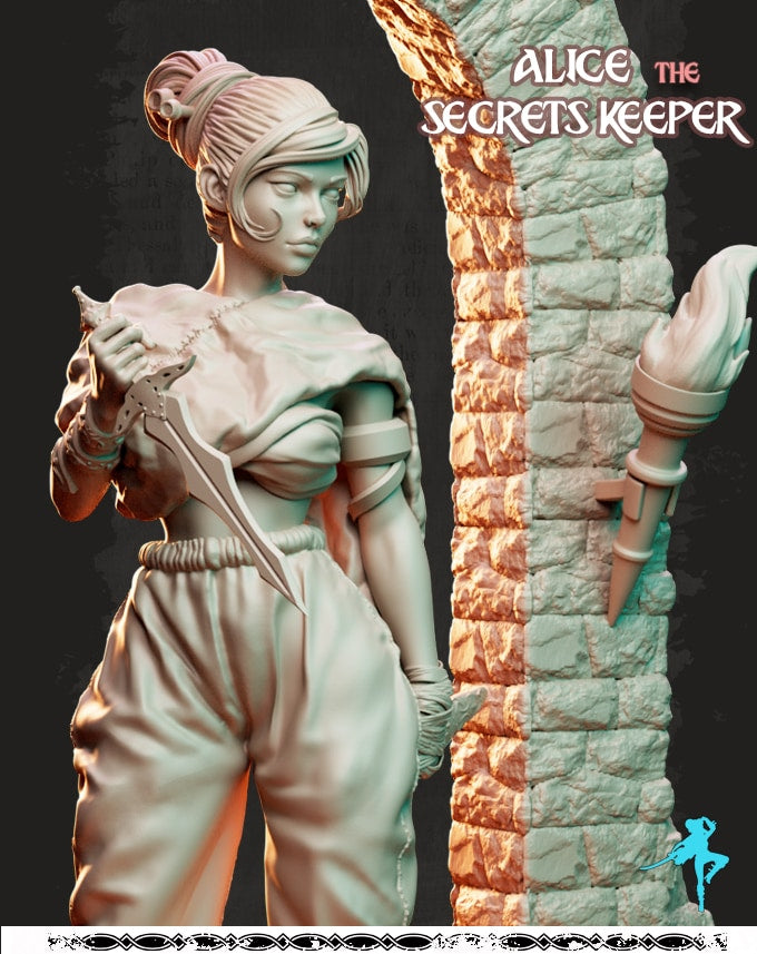 Nocturna - Alice, Secrets Keeper - 32/75mm Pin Up/Figure/Model/Diorama