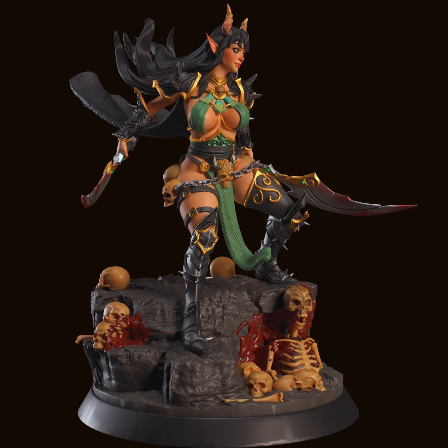 HoldMyMiniatures - Eclipsa Nightbloom #2 - 75mm Pin Up/Figure/Model/Diorama