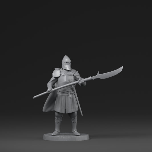 Dinoworld - Kingdoms #3 - Spearman #2 - DnD/Pathfinder/TTRPG Figure