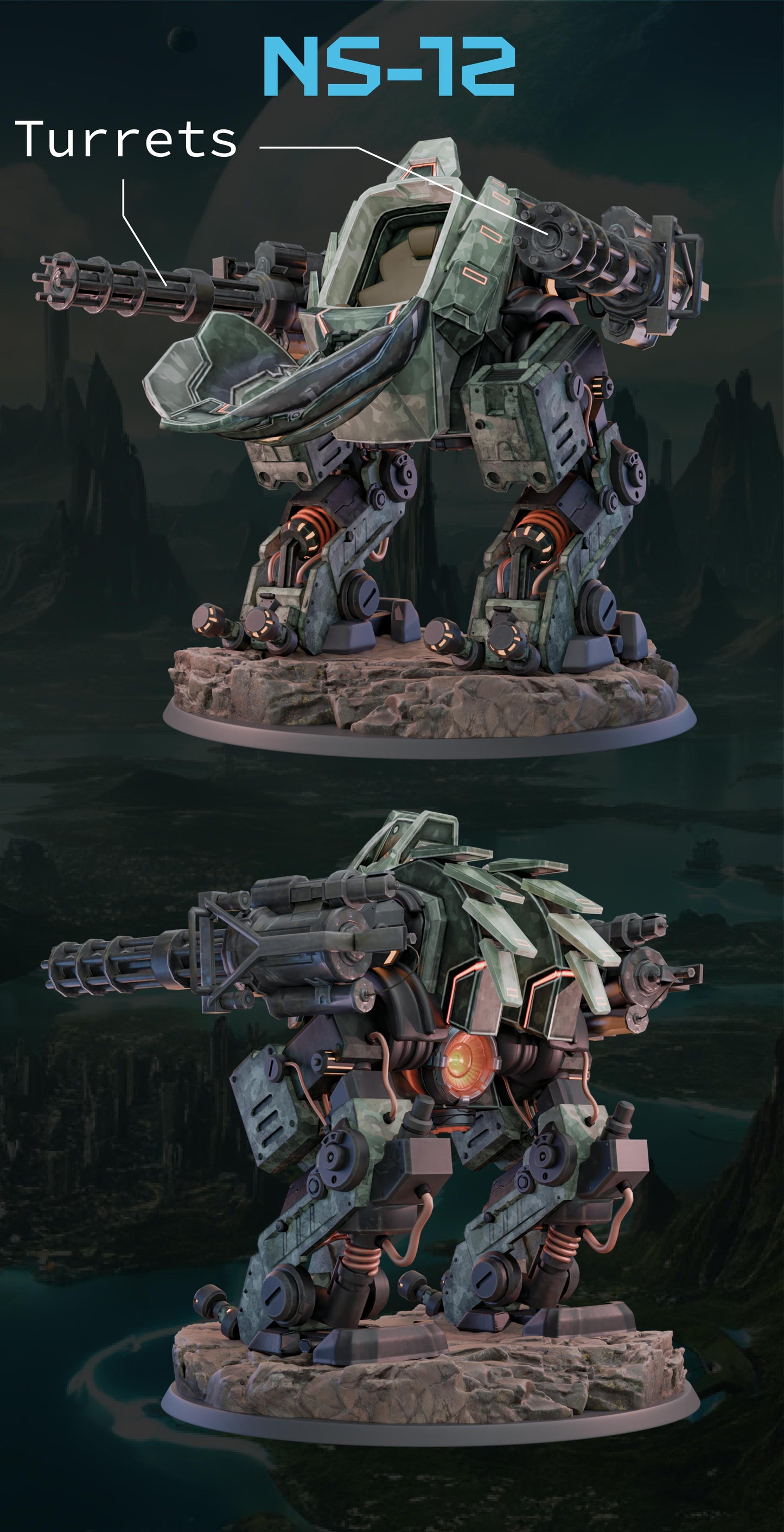 AMCM Studios - Nova Striker - 32/75mm Pin Up/Figure/Model/Diorama - Helios3DPrinting