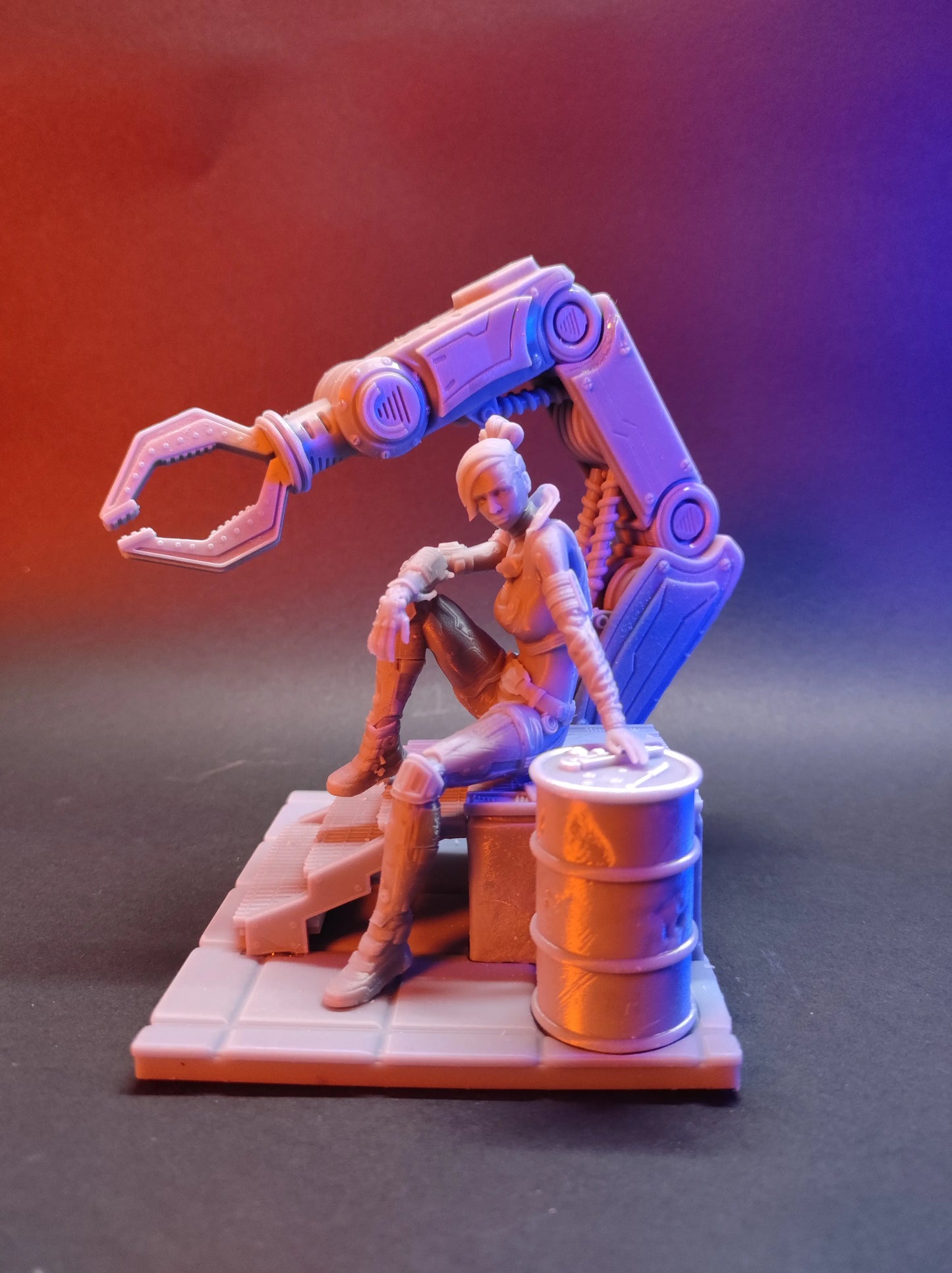 Alessandro Di Cesare - Chroma City - Nova, Gearheart Maverick - 100mm Pin Up/Figure/Model/Diorama - Helios3DPrinting