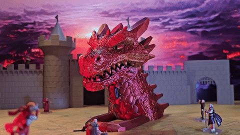 Play Conveyor - Crystal Dragon Dice Tower - DnD/TTRPG/Roleplaying/Wargames